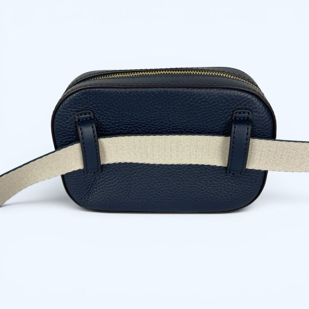 Michael Kors Jet Set Small Belt Bag Crossbody Navy Blue - Picture 4 of 7